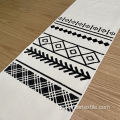 Baumwollgeometrische gedruckte Dekoration langer Boho -Tischläufer